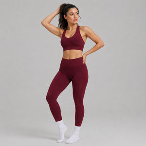 Soutien-gorge de sport sans coutures, tissu extensible et respirant, évacuation de la transpiration, confort optimal, idéal pour la gym, le fitness, le yoga, les vêtements de sport, l'entraînement, tendance - Product Image 3