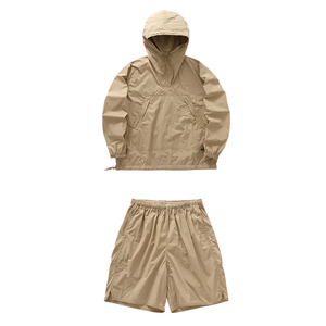Top Trending New Design Customized Men's Nylon Windbreaker Short Sets <b>Track</b> <b>Suits</b> with Windbreakers and Shorts 2 Piece Set - Product Image 2