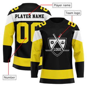 Jersey de Hockey sobre Hielo Personalizado, Uniforme de Equipo Sublimado, Producción Rápida en 3 Días, Entrega en 7 Días |   Fabricante Mayorista OEM - Product Image 3