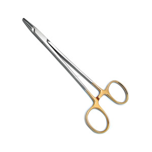 Portaagujas Crile-Wood con mandíbulas estrechas y TC, instrumentos quirúrgicos con certificación CE ISO, proveedor mayorista de primera categoría - Product Image 2