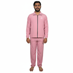 ชุดวอร์มผ้าฟลีซแบบเรียบสั่งทำพิเศษสำหรับผู้ชาย ทรงเข้ารูป ชุดกีฬาฤดูร้อนสำหรับผู้ชาย ชุดวอร์มออกแบบใหม่สำหรับผู้ใหญ่ - Product Image 1