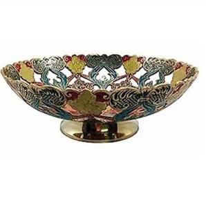 Tazón para servir postres con acabado dorado, tazón decorativo de metal para uso doméstico, en la cocina o para catering, tazón para servir palomitas de maíz - Product Image 2