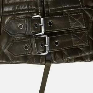 STYLISH FORMAL FRINGED <b>SUEDE</b> LEATHER <b>JACKETS</b> with STAND COLLAR and FRONT LOGO WINTER WATERPROOF - Product Image 4