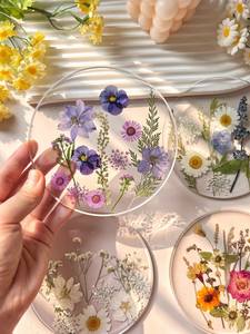 Premium Vintage Resin Coaster Set 5mm Thickness for Office Conference <b>Table</b> Drink <b>Protection</b> and Decoration - Product Image 4