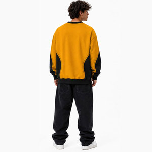 Hot Trend in Winter Men's Loose Pullover Contrast Color With Custom Logo Option 380g <b>Thick</b> High Quality Sweatshirt - Product Image 3