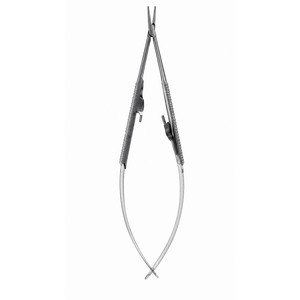 Portaagujas Delicate Touch JACOBSON con superficie de mandíbula antipolvo para sutura 5-0, mango recto y plano con moleteado, 8 pulgadas (20.3 cm) ZETOMEDPRO - Product Image 6