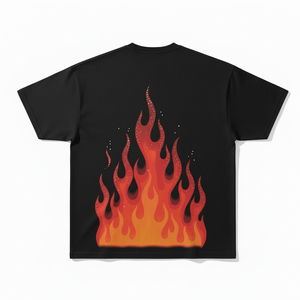 เสื้อยืดโอเวอร์ไซส์ปักโลโก้คริสตัล ผู้ชาย ผ้าฝ้าย 100% คุณภาพสูง สตรีทแวร์ พิมพ์ลายฮิปฮอป Y2K ประกายวิบวับ - Product Image 4