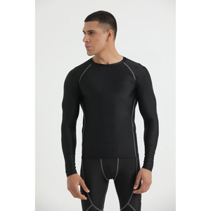 <b>Men's</b> <b>compression</b> <b>Men's</b> Sleeve <b>Compression</b> T <b>Shirt</b> Breathable Quick Dry Slim Fit Sports Top Workout Training Tee - Product Image 1