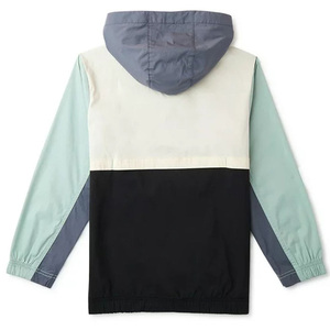 Unisex Color Blocking Tracksuit Set Full Sleeve Hooded Drawstring Closure Breathable Lightweight Polyester/Nylon Sporty Autumn - Product Image 3