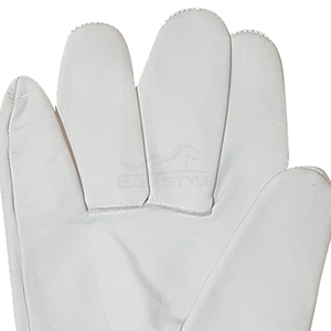Guantes de Seguridad Blancos de Cuero de Alta Calidad, Guantes de Trabajo para Protección Industrial, Logotipo Personalizado, Venta al Por Mayor - Product Image 4
