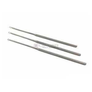 Curette auriculaire ORL 16 cm – Instrument chirurgical d'otologie disponible en trois tailles – Instruments médicaux - Product Image 1