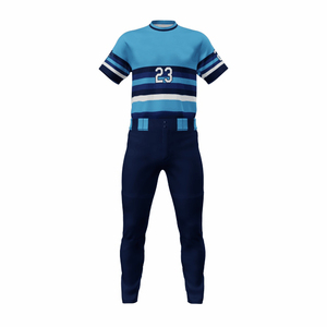 Uniformes de Béisbol Transpirables con Logotipo Personalizado al por Mayor, Impresos por Transferencia de Calor, Uniformes de Béisbol de Color OEM, Conjuntos de Uniformes de Béisbol para Hombre de Longitud Completa - Product Image 3