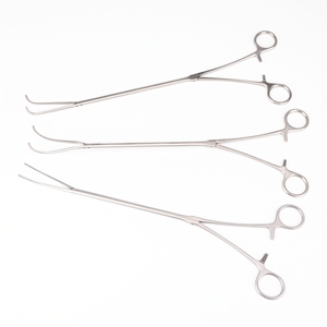 Pinces chirurgicales thoracoscopiques manuelles en acier inoxydable à double articulation, instruments de thoracoscopie pour interventions thoraciques mini-invasives - Product Image 3