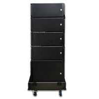 Sistema de Altavoces Line Array para Exteriores LS3 KSL(8+2+2mon) de 1 Canal Mono, Pasivo, Carcasa de Madera Impermeable, Garantía de 3 Años, 580W/700W