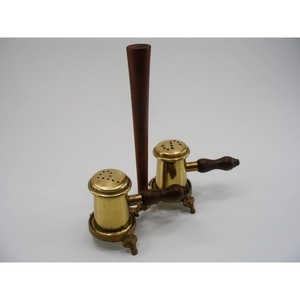 Molinillos de especias de latón con mangos de madera, juego de herramientas manuales para hierbas y especias - Product Image 5