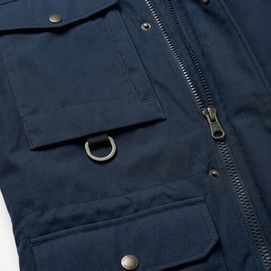 Custom Hooded Knitted Wax Cotton Canvas Jacket Breathable Windproof Warm Durable Lightweight Winter Casual Outdoor Men's - Product Image 5