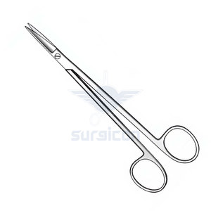 Tijeras Kelly de 16 cm / 6-1/4 pulgadas, Pinzas Hemostáticas Quirúrgicas Curvas de Acero Inoxidable, Instrumento Médico de Acero Inoxidable - Product Image 4