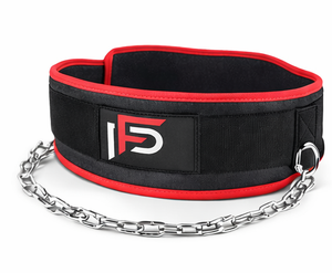 Ceinture de musculation robuste en néoprène imperméable et antidérapante avec chaîne en acier pour l'haltérophilie et l'entraînement en salle de sport – Protection complète - Product Image 3