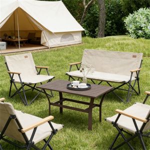 Tavolo da Pranzo Rettangolare Marrone per Terrazza e Giardino - Solo Tavolo - Product Image 1