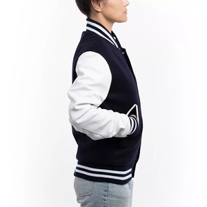 Genuine Leather Sleeves <b>Jacket</b> <b>Men</b> Life Letterman Windbreaker University <b>Jacket</b> Work <b>Baseball</b> Basketball Bomber Varsity <b>Jacket</b> - Product Image 5
