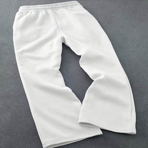 Pantalon de jogging décontracté pour homme avec logo personnalisé, 100 % coton, écologique, séchage rapide, coupe droite, style streetwear - Product Image 6