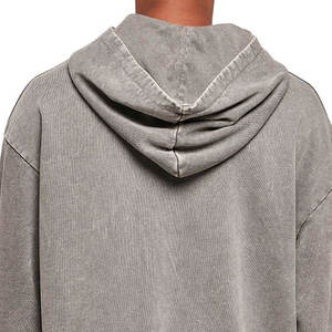 Sudaderas con capucha de alta calidad con lavado ácido, sudaderas con capucha personalizadas de moda para hombre, ropa urbana, sudaderas con capucha con lavado ácido para hombre, sudaderas con capucha OEM. - Product Image 6