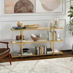 Mesa Consola Moderna de Metal, Muebles para Sala de Estar, Entrada, Decoración de Hogar de Lujo - Product Image 2