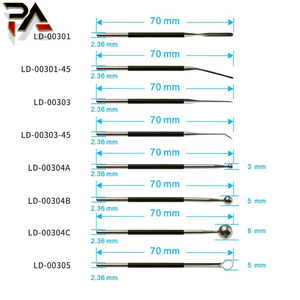 Electrodo de Aguja para Lápiz de Cauterización Electroquirúrgica de Acero Inoxidable de Fábrica, 2.36*70mm, Instrumento Quirúrgico Reutilizable para Lápiz ESU - Product Image 3