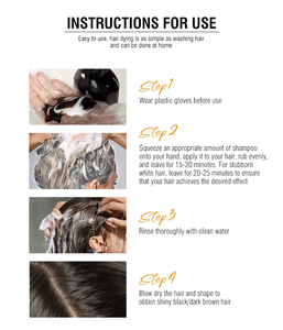 Shampoo <span class=keywords><strong>Colorante</strong></span> per <span class=keywords><strong>Capelli</strong></span> Nero Naturale a Base di Erbe 400ml <span class=keywords><strong>Senza</strong></span> <span class=keywords><strong>Ammoniaca</strong></span> e PPD in Forma di Crema - Product Image 6