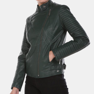 Vestes en cuir véritable pour femmes à prix avantageux, tissu en toile respirant, nouvelle arrivée, personnalisables en gros - Product Image 3