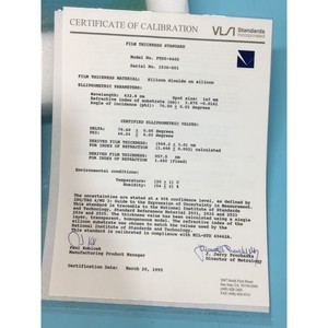Oblea VLSI STANDARD FTS-5-9400, CALIBRACIÓN 9400A - Equipo y piezas de semiconductores de confianza de la marca global Legacy - Product Image 4