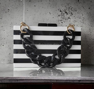 Bolsos de señora de lujo hechos a mano de calidad superior colección embrague de resina epoxi de madera diseño de fusión artística al por mayor - Product Image 4