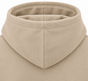 Conjunto deportivo de dos piezas para mujer, sudadera con capucha beige con cremallera y pantalones jogger casuales - Product Image 5