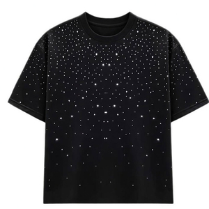 Camiseta con Pedrería Más Vendida, Nuevo Diseño, Camiseta con Pedrería a la Moda para Adultos - Product Image 1