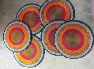 Decorative Handmade Beaded <b>Placemat</b> with Intricate Embroidery for <b>Dining</b> <b>Table</b> Kitchen Restaurant and Hotel Decor - Product Image 3
