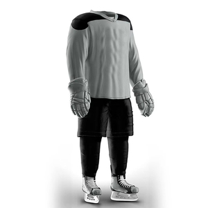 Créez votre propre logo, uniforme de hockey sur glace personnalisable, taille adulte, 100% polyester, séchage rapide, respirant, unisexe - Product Image 2