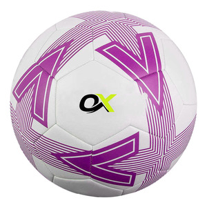 Ballons de football Oxva Industries taille 5 en PVC cousus à la machine de haute qualité pour l'entraînement et l'utilisation en extérieur - Product Image 2