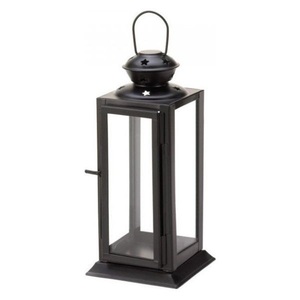 Wholesale Bulk Selling Portable Eco-Friendly Metal Candle <b>Lantern</b> With Matt <b>Black</b> Finish Candle <b>Lantern</b> for Wedding & Outdoor - Product Image 1