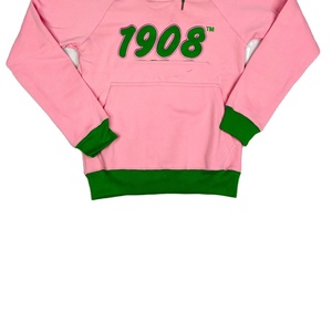 Sudadera con Capucha Personalizada de Algodón 100% con Letras Tejidas Impresas de la Hermandad Iota Phi Theta y Alpha Phi Alpha, Modelo Satin 1908 - Product Image 5