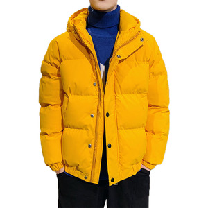 Fully Customized <b>Hooded</b> Windproof Breathable Bubble <b>Puffer</b> <b>Jacket</b> for <b>Men</b> High Quality Winter Casual Outdoor 100% Polyester - Product Image 3