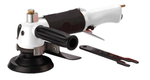 Sander pneumatique humide à couple élevé de 4 pouces, polisseuse à air, échappement arrière, poignée à angle droit, garantie 1 an pour les comptoirs en granit, utilisation humide - Product Image 2