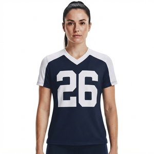 Women's American Football Jersey Short Sleeve Sublimated Breathable Printed Plus Size Moisture-Wicking UV Protection - Product Image 1