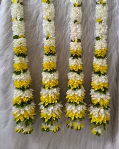 Guirlande en tissu de jasmin colorée faite à la main pour mariage, fête et décoration intérieure |   Décor festif indien/pakistanaise écologique à suspendre - Product Image 4