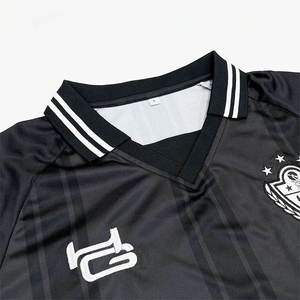 Camiseta de Fútbol Retro Personalizada, Ropa Deportiva de Fútbol Sublimada de Manga Larga - Product Image 3