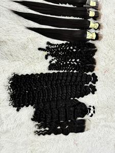 Venta al por mayor de extensiones de cabello humano virgen Remy brasileño teñido peluca recta fuente - Product Image 3