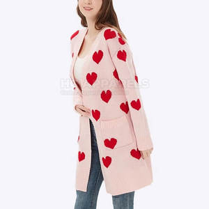 Cárdigan de Punto Elegante e Informal para Invierno con Hilo de Algodón/Lana Premium, Textura Suave, Diseño Ecológico y Ligero - Product Image 3