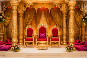 Fabricant et exportateur de mandap de mariage de style Grand Haveli pour les mariages indiens de luxe, mandap tendance, prix de gros, léger - Product Image 3