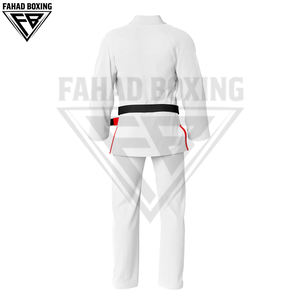 Kimono de Jiu Jitsu Brasileño Unisex de la Mejor Calidad, Tela Suave de 220g, Poliéster y Algodón, Sublimado, Costuras Reforzadas para Artes Marciales - Product Image 4