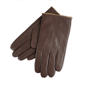 Gants d'hiver en cuir d'agneau de haute qualité pour femmes et hommes, gants de mode de qualité supérieure pour femmes et hommes - Product Image 6