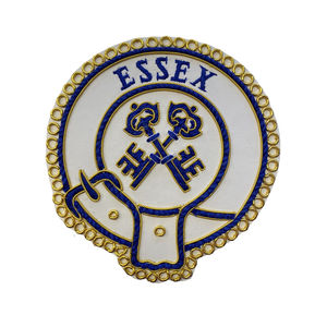 Parches Bordados Personalizados para Coser o Planchar en Ropa, Insignias y Emblemas Masónicos para Mandiles, Regalia Masónica de Moda a Bajo Precio - Product Image 1